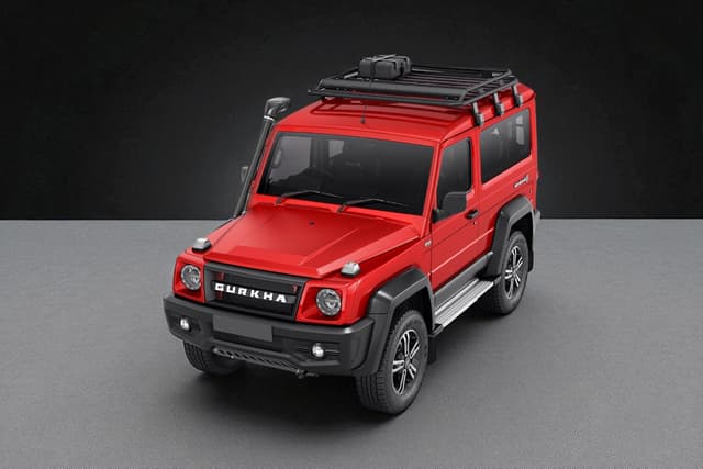 Force Gurkha 3 Door Color Red